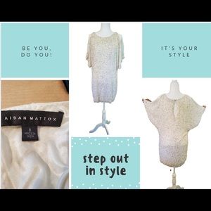 Aiden Mattox Sequins Holiday Dress